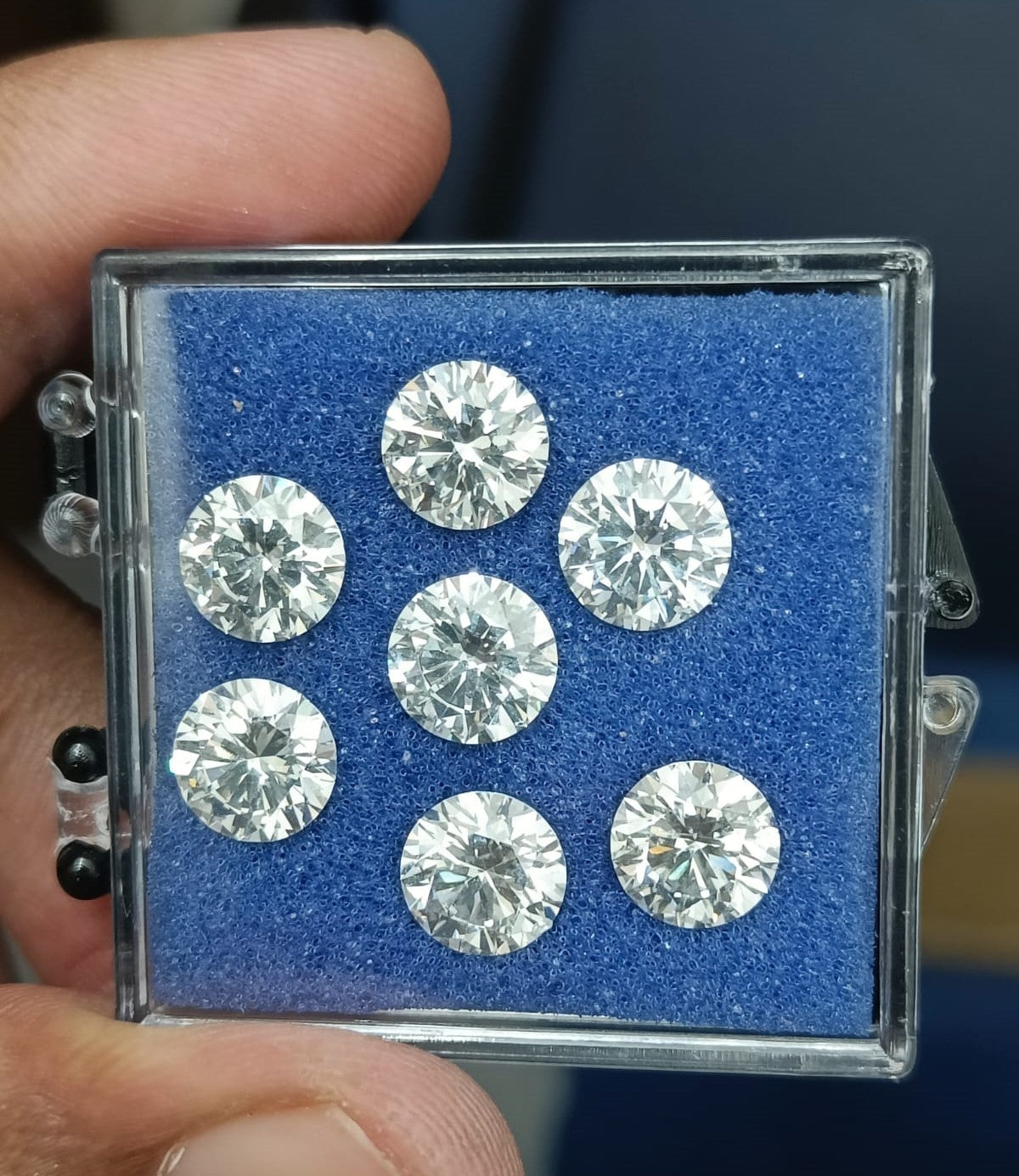 CVD Lab Grow Diamond Round 2-2.10 Carat Weight 20 Carat Parcel