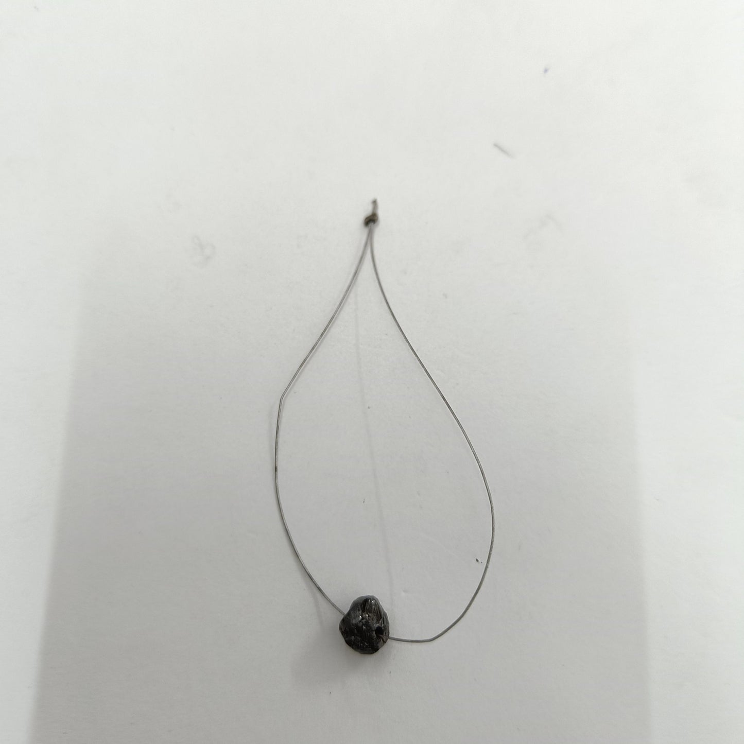 Natural Black Diamond 7 mm Size 1mm Drilled Loose Diamond