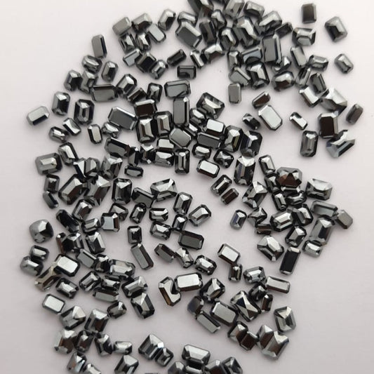 Natural Black Square Shape Diamonds For Engagement Ring 30.71 Carat Lot